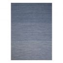 Tapis moderne bleu laine Flatweave Ligne Pure