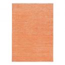 Tapis moderne Ligne Pure viscose orange Uni