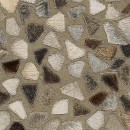 Tapis en cuir beige PIONEER Arte Espina motif mosaique