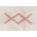 Tapis Lavable Atlas Naturel Vintage L - Rose Naturel