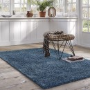 Tapis shaggy COSY GLAMOUR Esprit Home bleu