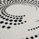 Tapis rond moderne EDDY beige Esprit