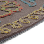 Tapis rond MANDALA Esprit Home taupe