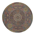 Tapis rond MANDALA Esprit Home taupe