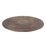 Tapis rond MANDALA Esprit Home taupe