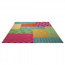 Tapis enfant Patchwork Garden multicolore Esprit Home