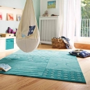 Tapis enfant Stars and Stripes turquoise Esprit Home