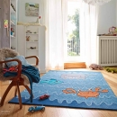 Tapis enfant Sealife bleu Esprit Home