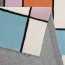 Tapis carré moderne Esprit BUTTONS multicolore