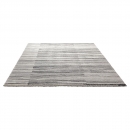 Tapis moderne rayé gris Corso Esprit Home