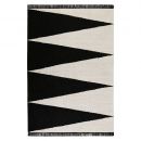 Tapis Carpets & CO. moderne SMART TRIANGLE noir et blanc