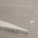 Tapis Carpets & CO. moderne SMART TRIANGLE taupe et blanc