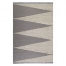 Tapis Carpets & CO. moderne SMART TRIANGLE gris et blanc