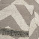 Tapis taupe et blanc moderne ZIG ZAG Carpets & CO.