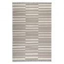 Tapis Carpets & CO. moderne SKID MARKS taupe et blanc