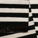 Tapis Carpets & CO. moderne NOBLE STRIPES noir et blanc