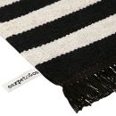 Tapis Carpets & CO. moderne NOBLE STRIPES noir et blanc