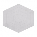 Tapis Enfant Hexagone blanc 120x108 Lilipinso