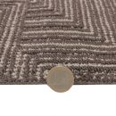 Tapis moderne marron foncé Pinnacle Flair Rugs