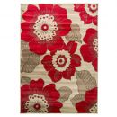Tapis moderne rouge Blossom Flair Rugs