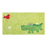 Tapis enfant HAPPY ZOO CROCODILE vert SIGIKID