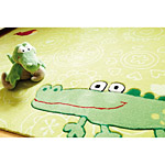 Tapis Enfant HAPPY ZOO CROCODILE Vert - SIGIKID