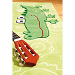 Tapis Enfant HAPPY ZOO CROCODILE Vert - SIGIKID