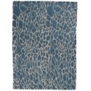 Tapis moderne Stream  tufté main Angelo Bleu