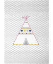 Tapis enfant Tipi Gris - ART FOR KIDS