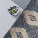 Tapis Tibal Gris et Blanc - Art For Kids