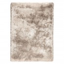 Tapis shaggy Ligne Pure tissé main beige Adore