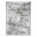 Tapis gris shaggy Adore Ligne Pure tissé main
