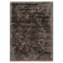 Tapis Angelo BERGAMO shaggy taupe tissé main