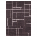 Tapis en laine Angelo gris foncé BALI noué main