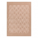 Tapis PARIS IKAT beige rosé Angelo laine et viscose