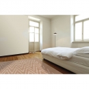 Tapis PARIS IKAT beige rosé Angelo laine et viscose