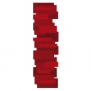 Tapis de couloir design PEBBLES rouge Angelo