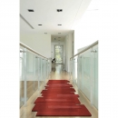 Tapis de couloir design PEBBLES rouge Angelo