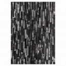 Tapis Angelo en cuir noir STAR