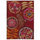 Tapis floral TROPICAL PASSION rouge Arte Espina