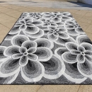 Tapis FLOWER Gris - Carving