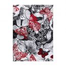Tapis multicolore Butterfly Kiss moderne Wecon