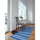 Tapis de couloir ARE zébré bleu SOFIE SJOSTROM DESIGN