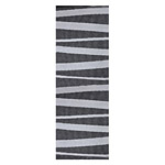 Tapis de couloir SOFIE SJOSTROM DESIGN ARE gris et noir