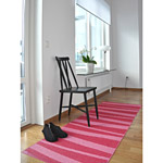 Tapis de couloir SOFIE SJOSTROM DESIGN ARE zébré rose