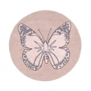 Tapis enfant BUTTERFLY VINTAGE nude Lorena Canals