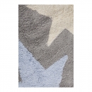 Tapis enfant ESTRELLAS TRICOLOR gris Lorena Canals