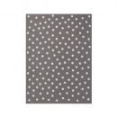 Tapis enfant DOT anthracite et bleu Lorena Canals