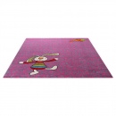 Tapis enfant RAINBOW RABBIT Sigikid rose