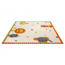 Tapis enfant ANIMAL FESTIVAL blanc Sigikid